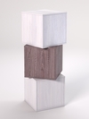 Комплект демонстрационных кубов №1, Ясень Анкор и Ясень Анкор