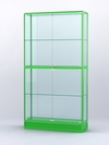 Витрина "АЛПРО" №4-300-2 (задняя стенка - стекло) , Зеленый
