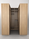 Комплект гардеробных шкафов "Комфорт" №1, Кокоболо натуральный Н3012 ST22