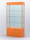 Витрина "АЛПРО" №1-400-2 (задняя стенка - стекло) , Оранжевый