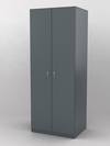 Шкаф гардеробный №2, Темно-серый U2601