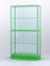 Витрина "АЛПРО" №4-400-2 (задняя стенка - стекло) , Зеленый