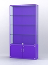 Витрина "АЛПРО" №2-300-1 (задняя стенка - ДВП) , Фиолетовый