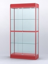 Витрина "АЛПРО" №3-400-2 (задняя стенка - стекло), Красный
