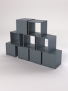 Комплект демонстрационных кубов №11, Темно-Серый