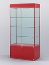 Витрина "АЛПРО" №1-500-2 (задняя стенка - стекло) , Красный