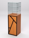 Торговый прилавок малый со стеклянным колпаком серии РОК №10, Вишня