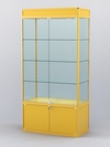 Витрина "АЛПРО" №1-500-2 (задняя стенка - стекло) , Желтый