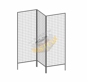 Сетчатый модуль-ширма "БЕЛЫЙ" 3-х секционный 1830х630мм (СМ16) 