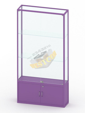 Витрина "АЛПРО Фиолетовый" №2-300-2 (задняя стенка - стекло)