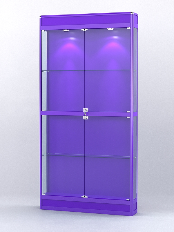Витрина "АЛПРО" №3-200-1 (задняя стенка - ДВП)  Фиолетовый