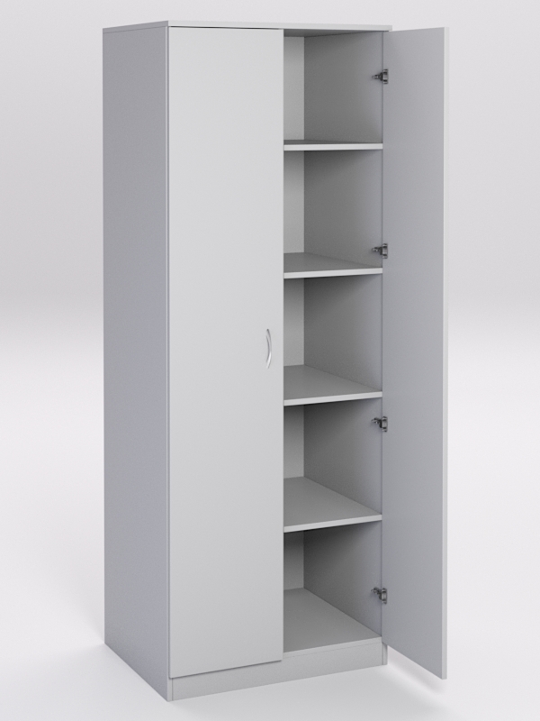 Шкаф офисный для одежды глубокий ШО-34 Серый