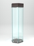 Витрина "ИСТРА" настольная шестигранная №10-1 с фризом (закрытая, задние стенки - стекло)  Дуб Венге