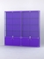 Витрина "АЛПРО" №2-2м-200-1 (задняя стенка - ДВП)  Фиолетовый