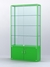 Витрина "АЛПРО" №2-300-2 (задняя стенка - стекло) Зеленый