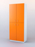 Шкаф для аптек №2 Белый + Оранжевый