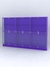 Витрина "АЛПРО" №4-3м-200-1 (задняя стенка - ДВП)  Фиолетовый