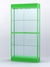 Витрина "АЛПРО" №3-300-2 (задняя стенка - стекло) Зеленый