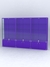 Витрина "АЛПРО" №2-3м-300-1 (задняя стенка - ДВП) Фиолетовый