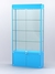 Витрина "АЛПРО" №1-300-2 (задняя стенка - стекло)  Голубой