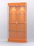 Витрина "АЛПРО" №3-200-1 (задняя стенка - ДВП)  Оранжевый