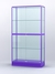 Витрина "АЛПРО" №4-400-2 (задняя стенка - стекло)  Фиолетовый