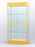 Витрина "АЛПРО" №3-500-2 (задняя стенка - стекло) Желтый