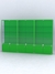 Витрина "АЛПРО" №2-3м-400-1 (задняя стенка - ДВП) Зеленый
