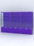 Витрина "АЛПРО" №2-3м-500-1 (задняя стенка - ДВП) Фиолетовый
