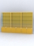 Витрина "АЛПРО" №2-3м-400-1 (задняя стенка - ДВП) Желтый