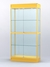 Витрина "АЛПРО" №3-400-2 (задняя стенка - стекло) Желтый