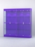 Витрина "АЛПРО" №3-2м-400-1 (задняя стенка - ДВП)  Фиолетовый