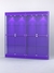 Витрина "АЛПРО" №3-2м-200-1 (задняя стенка - ДВП)  Фиолетовый