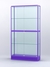 Витрина "АЛПРО" №4-300-2 (задняя стенка - стекло)  Фиолетовый