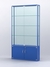 Витрина "АЛПРО" №2-200-2 (задняя стенка - стекло) Синий