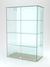 Витрина "ИСТРА" настольная №22 (закрытая, задняя стенка - стекло) Дуб Сонома