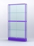 Витрина "АЛПРО" №4-200-2 (задняя стенка - стекло)  Фиолетовый
