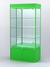 Витрина "АЛПРО" №1-400-3 (задняя стенка - зеркало)  Зеленый