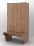 Комплект шкафов для раздевалок со скамейкой "ТРЕНЕР" №1 Орех