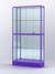 Витрина "АЛПРО" №4-300-3 (задняя стенка - зеркало)   Фиолетовый