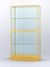 Витрина "АЛПРО" №4-400-2 (задняя стенка - стекло)  Желтый
