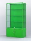 Витрина "АЛПРО" №2-500-1 (задняя стенка - ДВП) , Зеленый