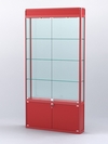 Витрина "АЛПРО" №1-200-2 (задняя стенка - стекло) , Красный