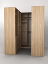 Комплект гардеробных шкафов "Комфорт" №3, Кокоболо натуральный Н3012 ST22
