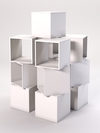 Комплект демонстрационных кубов №2, Белый