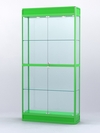 Витрина "АЛПРО" №3-300-2 (задняя стенка - стекло), Зеленый
