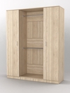 Шкаф гардеробный №1 с дверьми, Дуб Сонома