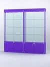 Витрина "АЛПРО" №1-2м-200-2 (задняя стенка - стекло), Фиолетовый