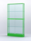 Витрина "АЛПРО" №4-200-2 (задняя стенка - стекло) , Зеленый