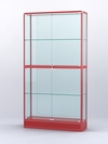 Витрина "АЛПРО" №4-300-2 (задняя стенка - стекло) , Красный